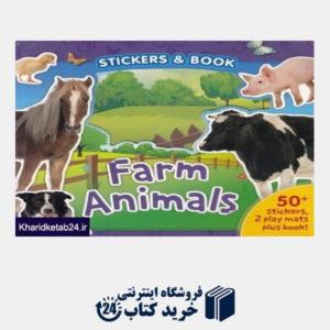 کتاب Farm Animals Stickers and Book