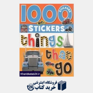 کتاب 1000 Stickers Things That Go