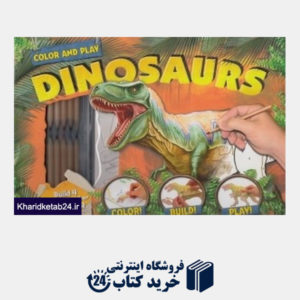 کتاب Color and Play Dinosaurs