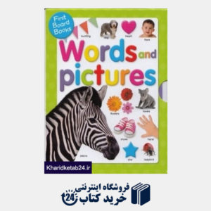 کتاب First Board Books Words and Pictures
