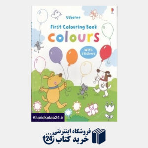کتاب First Colouring Book Colours