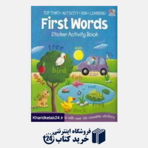 کتاب First Words Stickers Activation Book