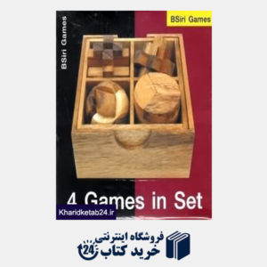کتاب Four Game in Wooden Box Set