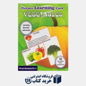 کتاب Picture Learning Card Vegetables