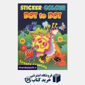 کتاب Sticker colour Dot to Dot Creepy Crawlies
